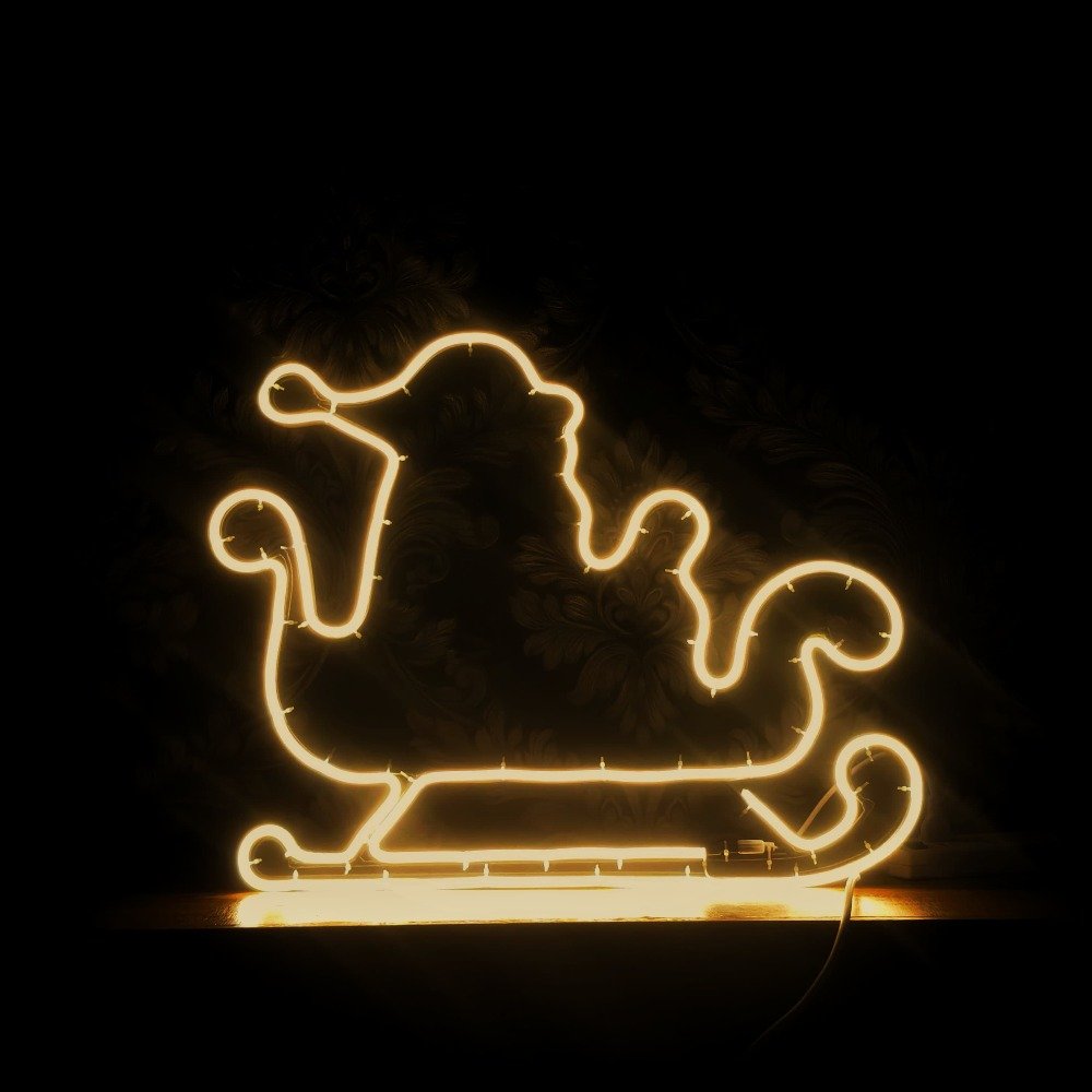 CHRISTMAS NEON SANTA CLAUS LIGHT FOR CHRISTMAS DECORATION thumbnail 1